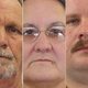 Frankie Gebhardt, 59; Bill Moore Sr., 58; Sandra Bunn, 58; Lamar Bunn, 32; and Gregory Huffman, 47, were arrested Oct. 13, 2017, in connection with the 1983 murder of 23-year-old Timothy Coggins. (ABC News screenshot)